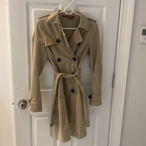Women’s Comptoir des Cotonniers Spring Trench in Khaki, Size 40 (US Medium)